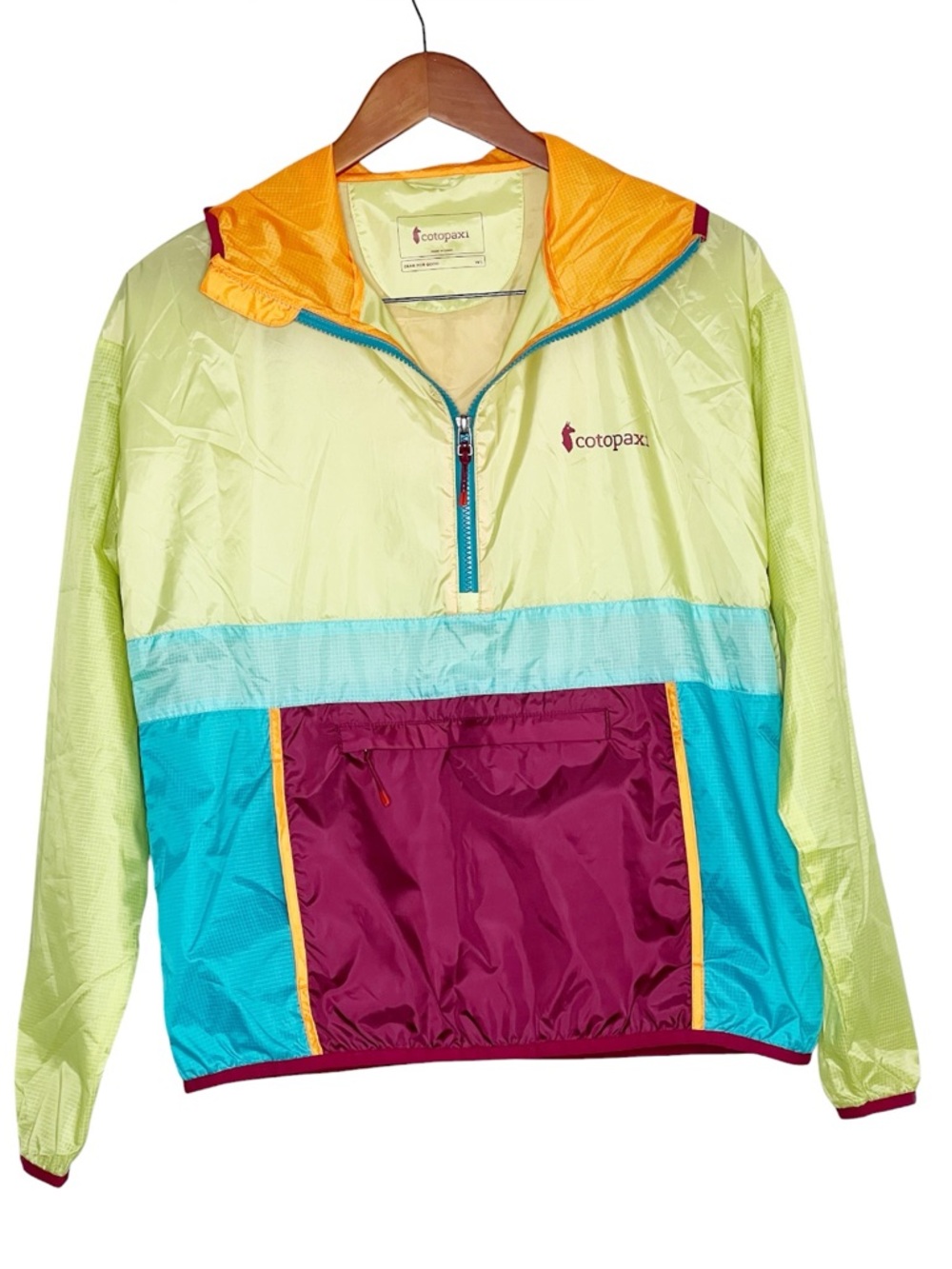 Cotopaxi Teca Half Zip Windbreaker Sweetdreams Size S